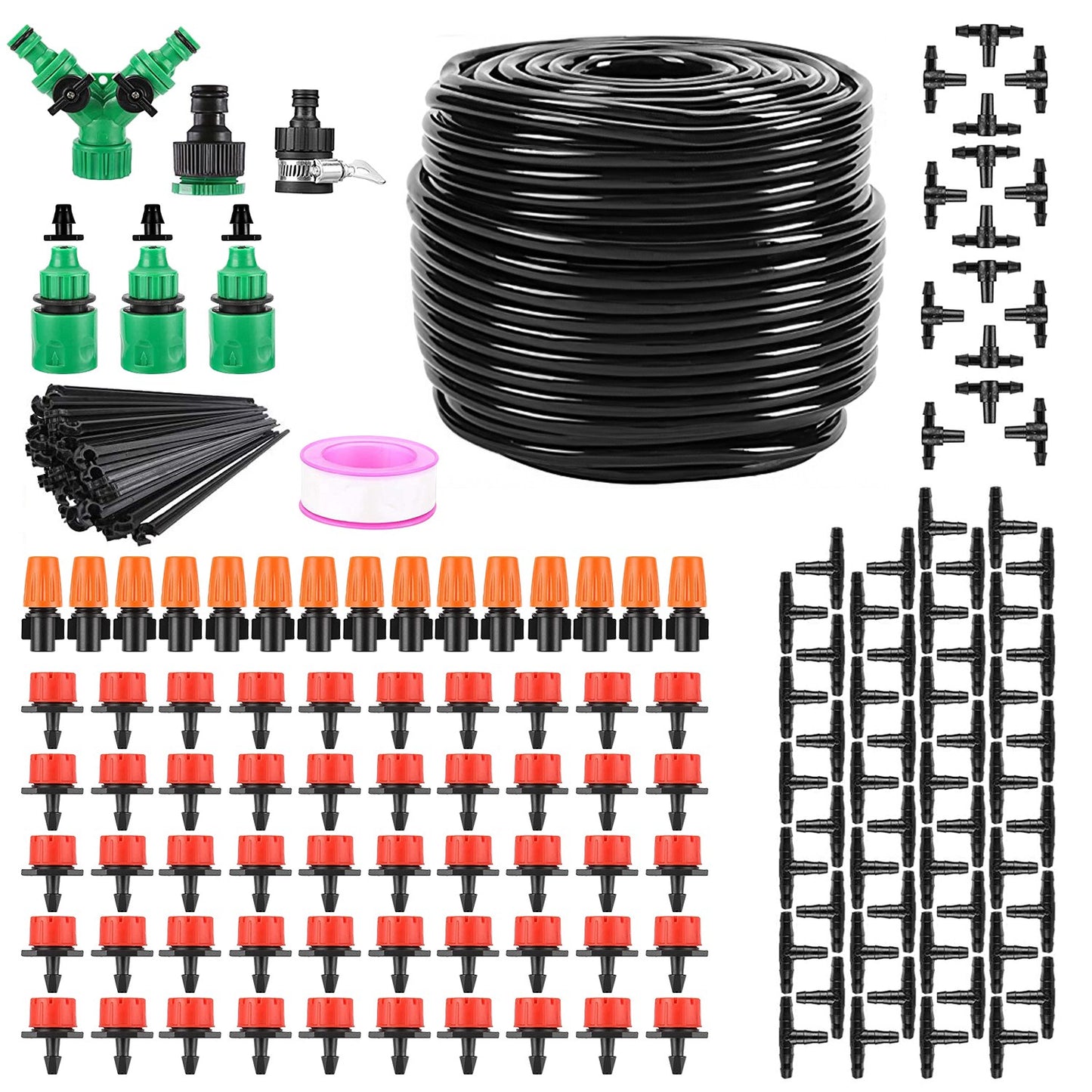 Drip Irrigation Kit 164FT Automatic Garden Watering System