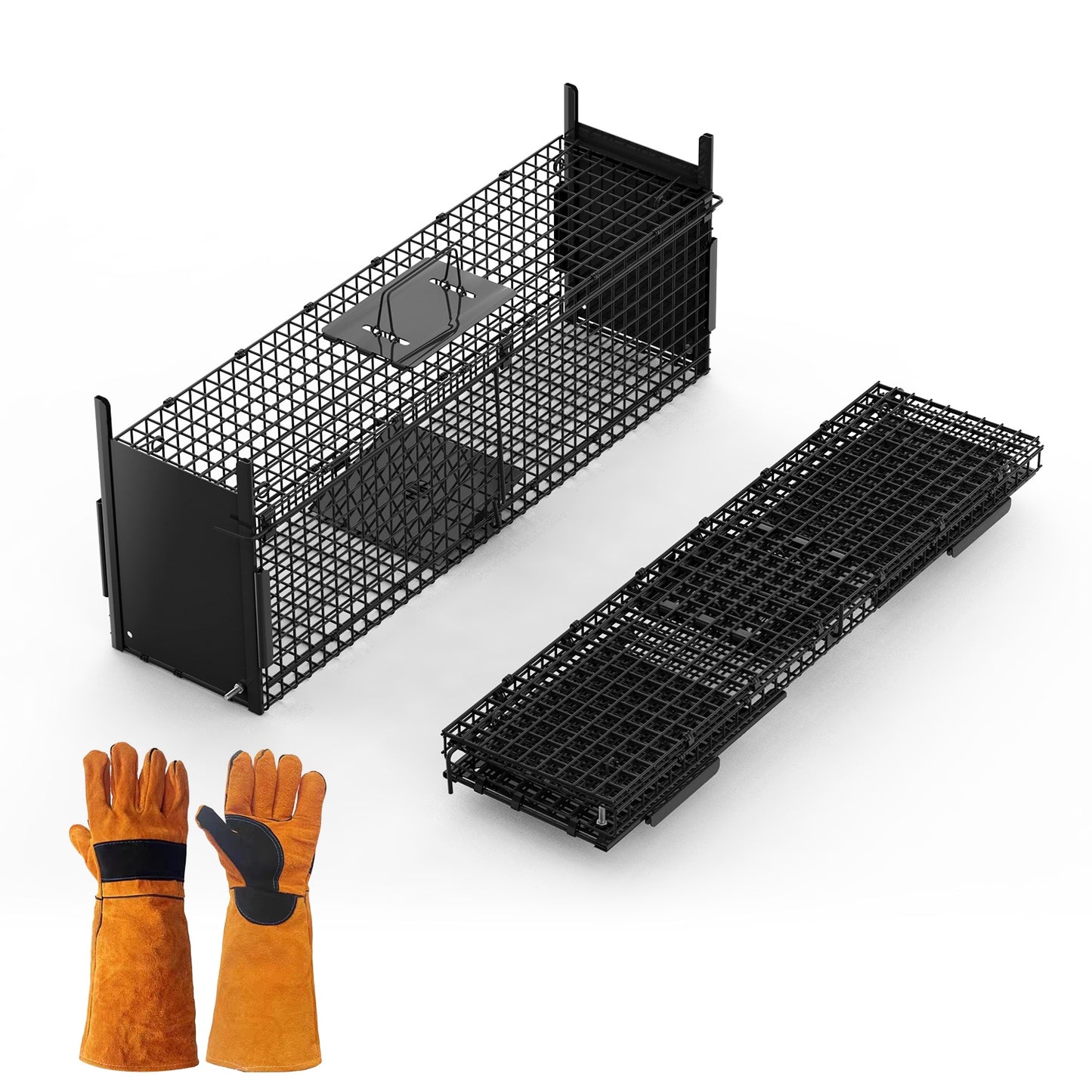 40in Humane Live Animal Trap Cage for Raccoons & Opossums