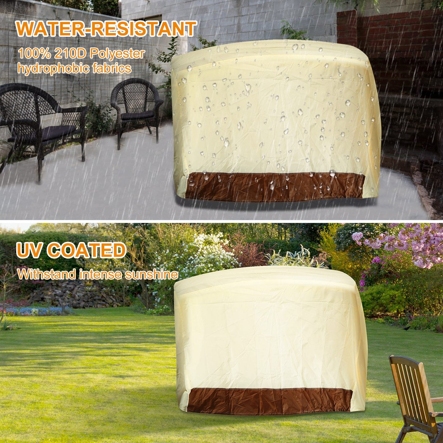 Waterproof BBQ Grill Cover 64 Inch - 210D Oxford Cloth