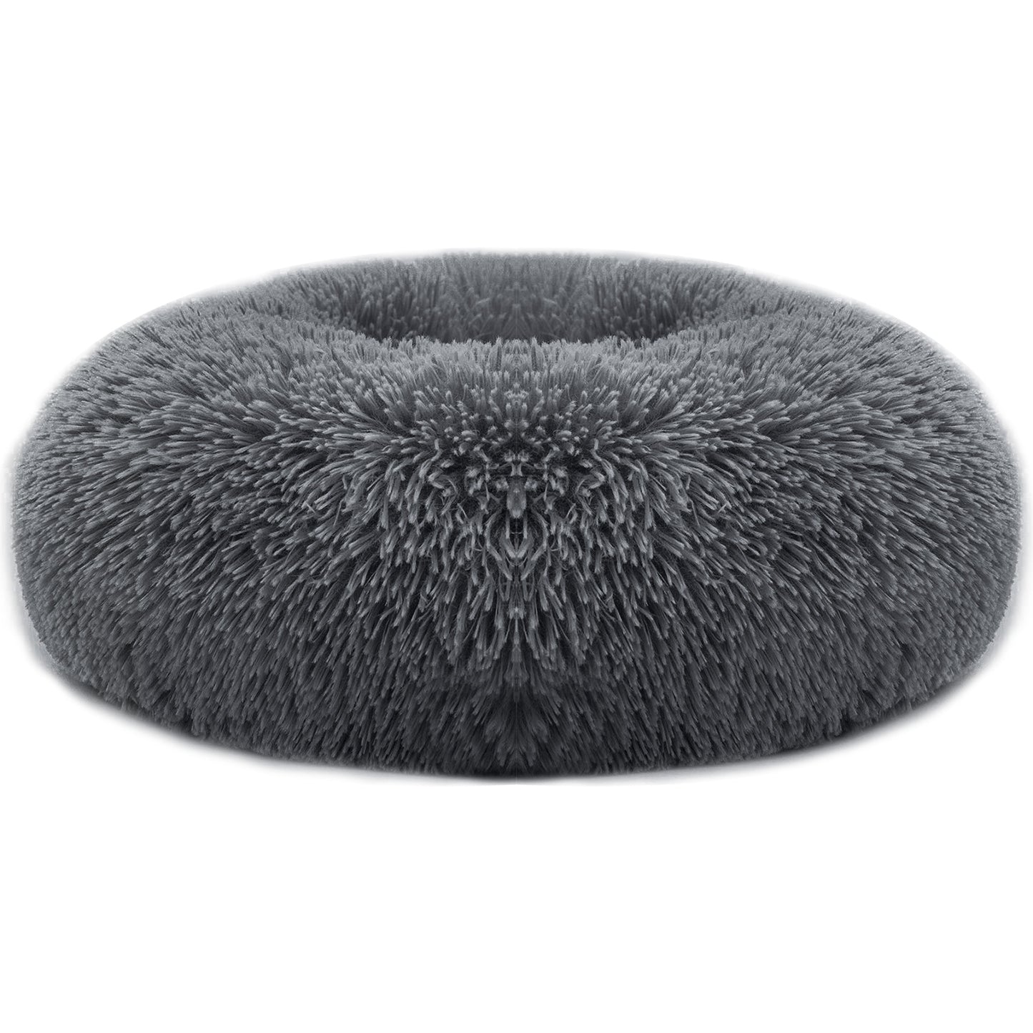 Plush Pet Bed with Raised Rim for Small Dogs & Cats