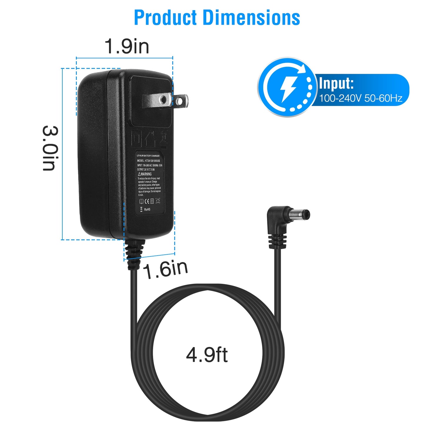 Dyson Vacuum Charger for V6 V7 V8 Series Cordless Models