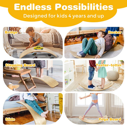 Wobble Balance Board 15.5 Inch for Kids and Adults