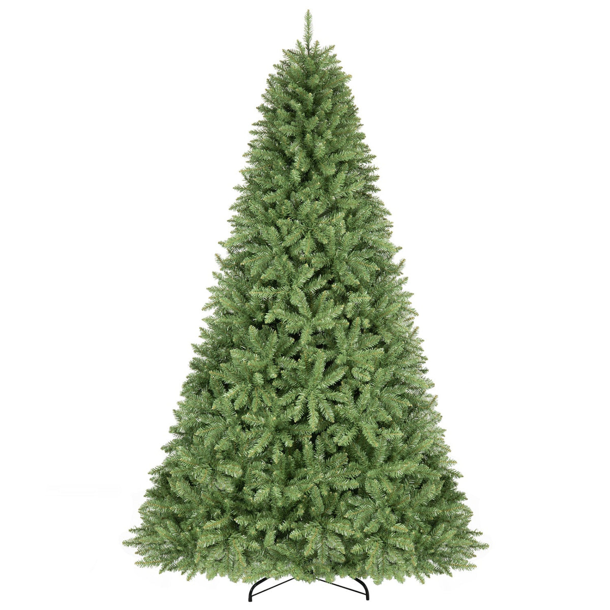 Artificial Christmas Tree with Hinged Branches & Metal Stand