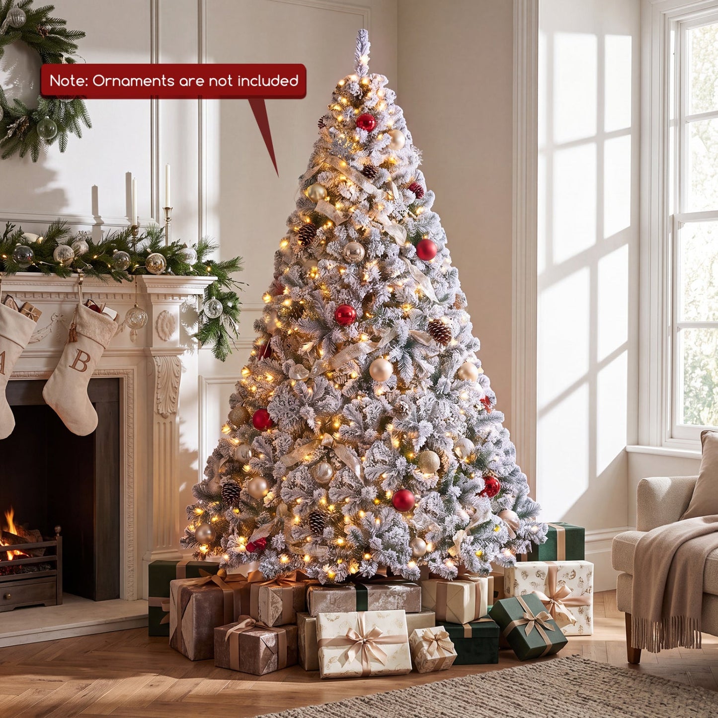 6 FT Smart Pencil Christmas Tree with RGB Lights & Music Sync