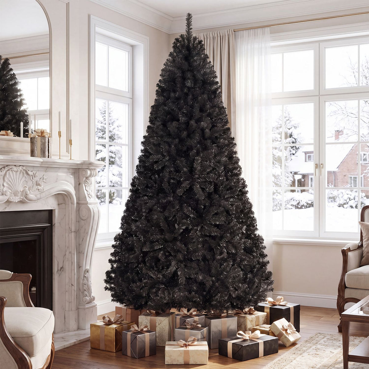 7.5 Feet Hinged Artificial Halloween Christmas Tree