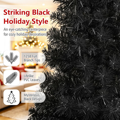 7.5 Feet Hinged Artificial Halloween Christmas Tree