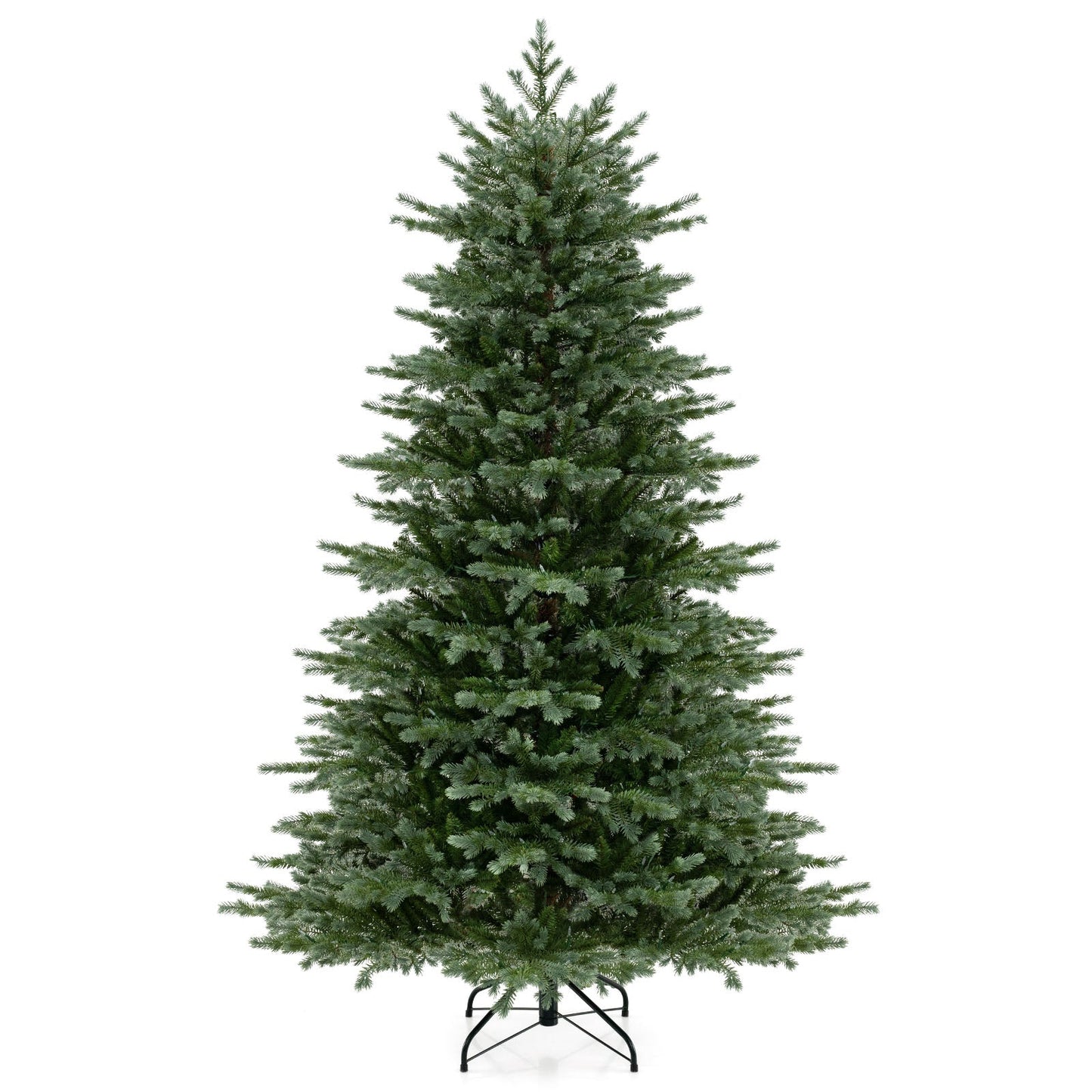 5/6/7 Feet Artificial Christmas Tree with 1426/2116/3156 Lush PVC and 200/300/400 Warm White LED Lights
