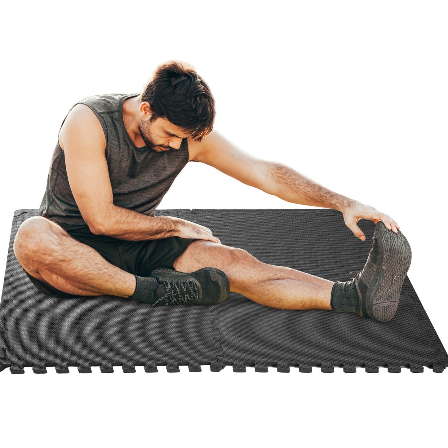 Interlocking Foam Floor Mats – 4-Pack EVA Puzzle Tiles
