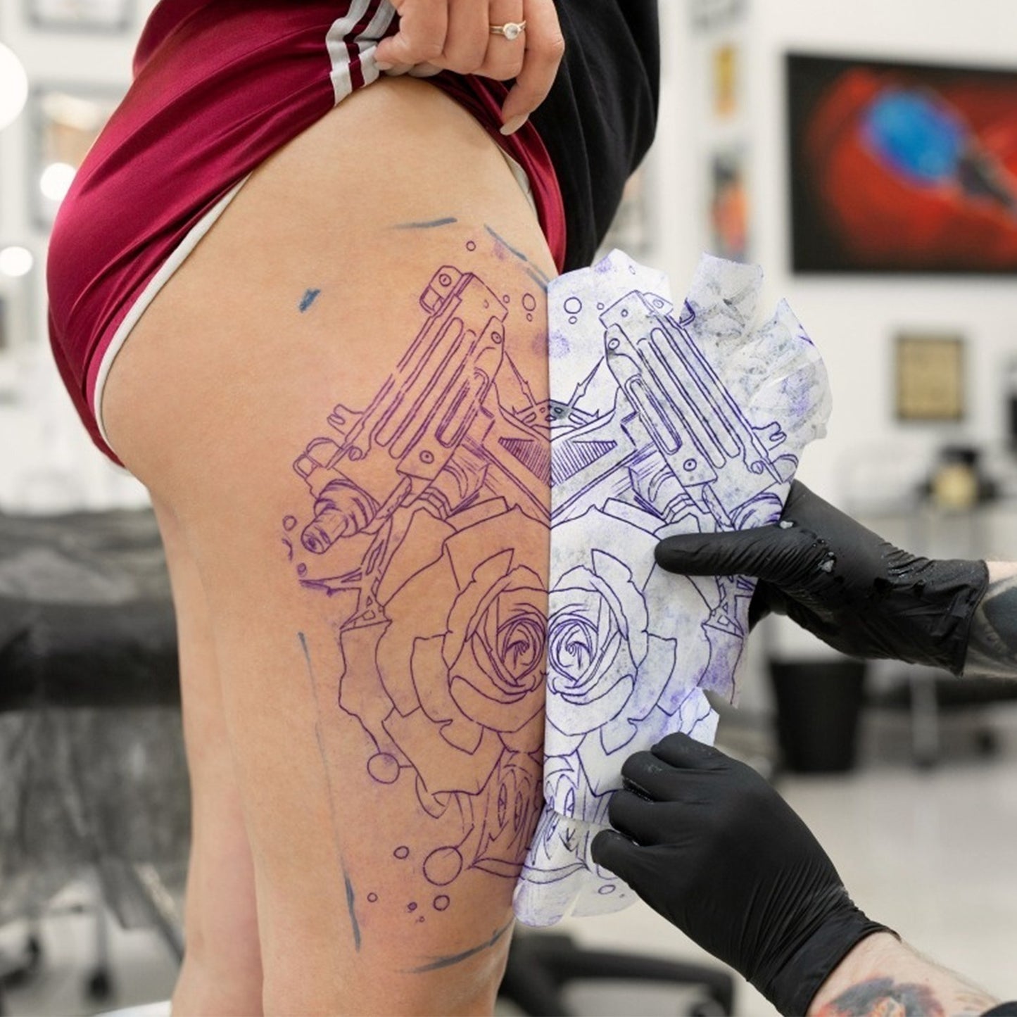 Tattoo Transfer Paper 4-Layer Stencil Sheets A4 (20-Pack)