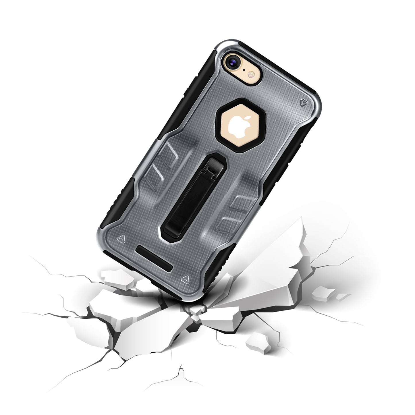 iPhone 8 Rugged Case with Magnetic Kickstand