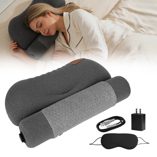 Heated Memory Foam Neck Pillow with 3-Level Heat Therapy