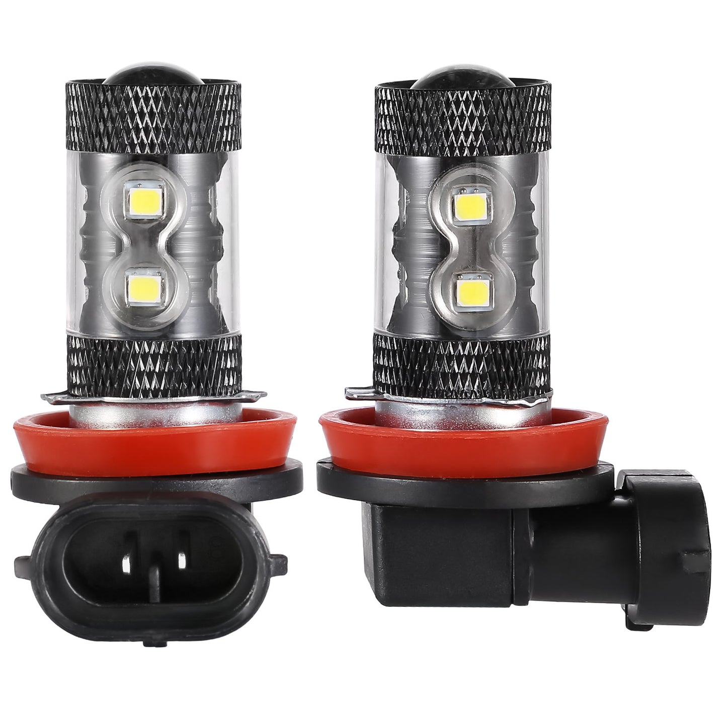 H8/H9/H11 LED Fog Light Bulbs 800LM 6000K White (2-Pack)