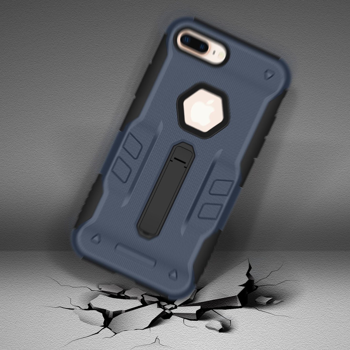 iPhone 8 Plus Rugged Case with Magnetic Kickstand