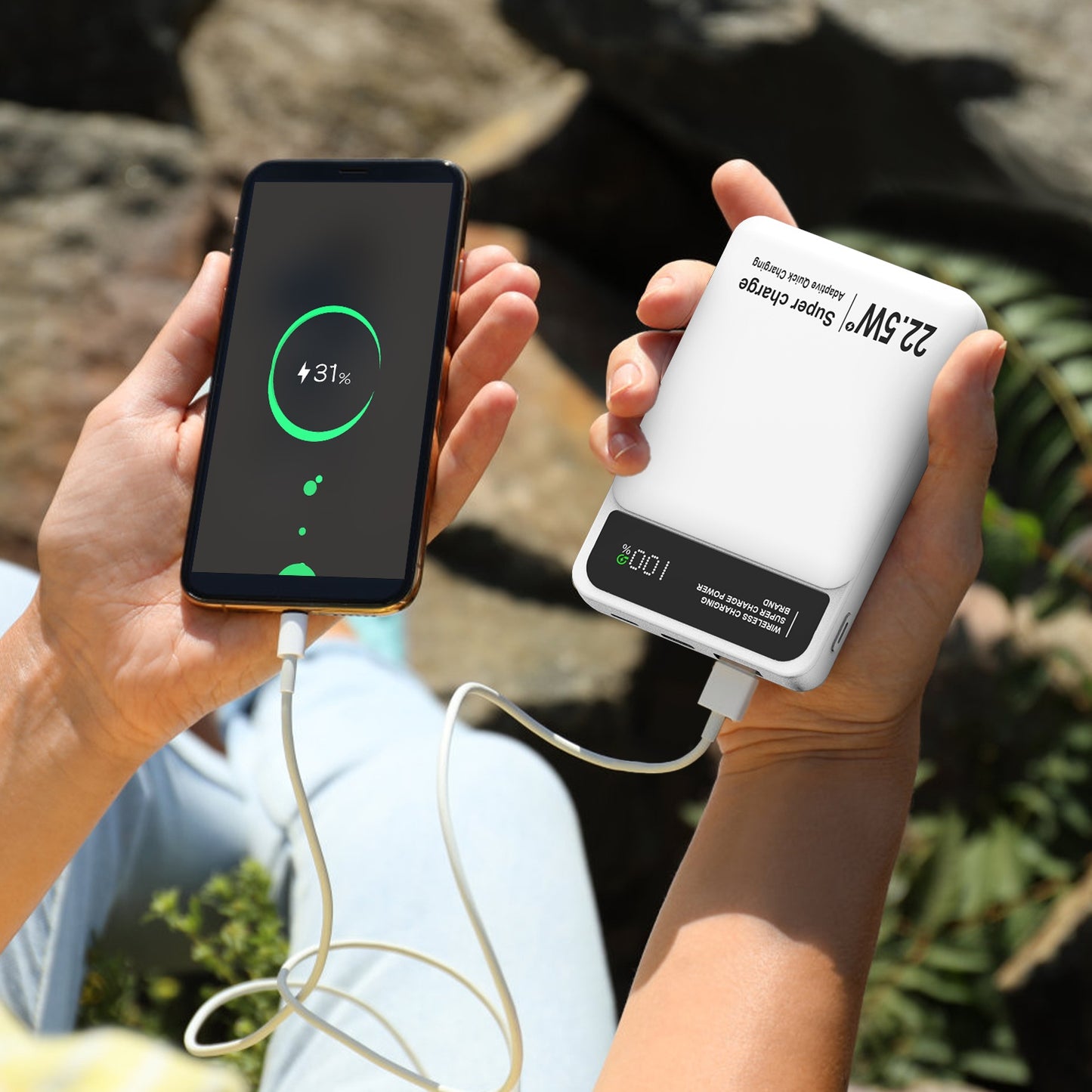 MagSafe 3-in-1 Wireless Power Bank with 22.5W Fast Charging