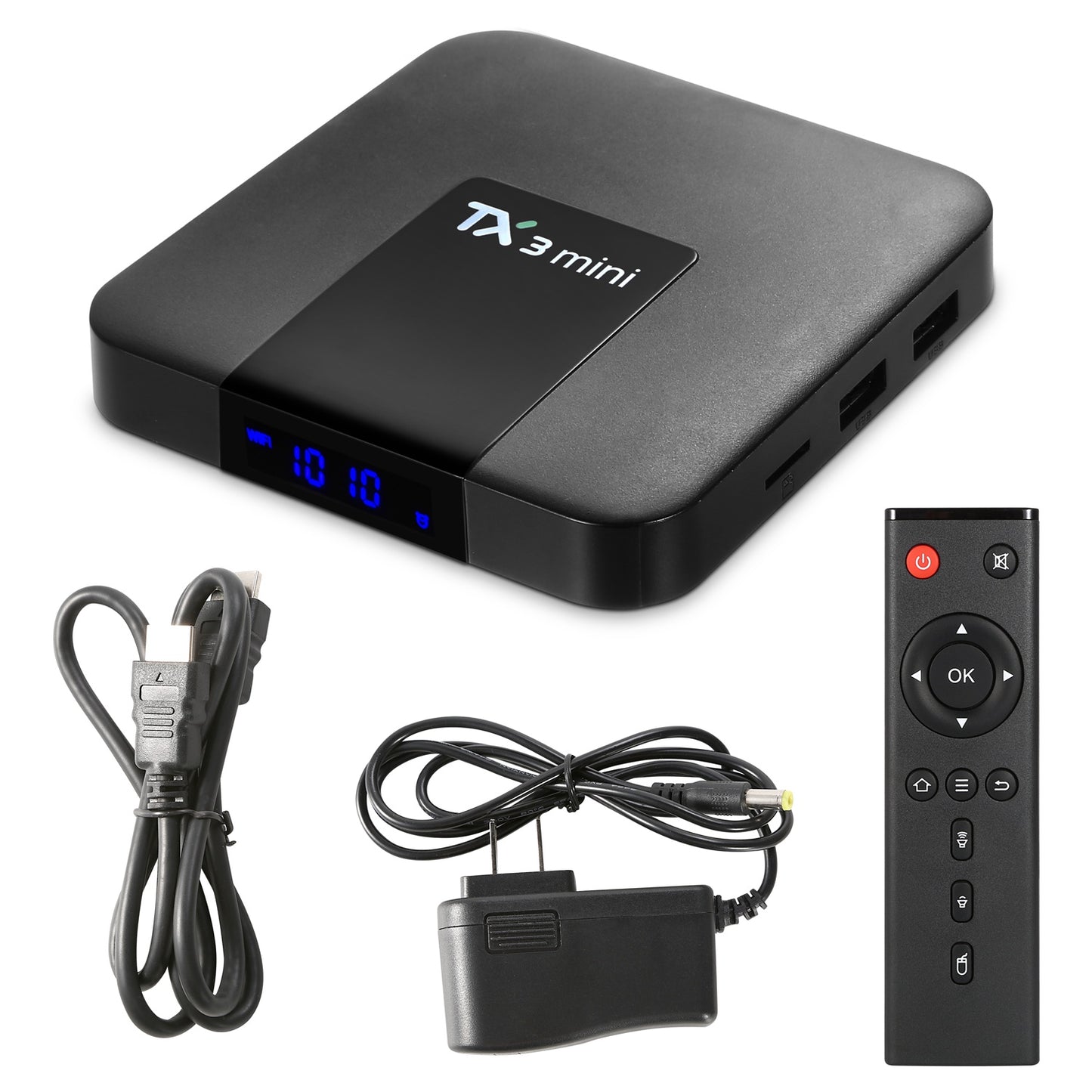 Android TV Box 4K Streaming Media Player with 2GB RAM