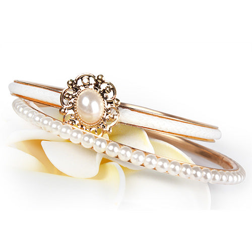 Fashion 6-Piece Bangle Set Gold Plated