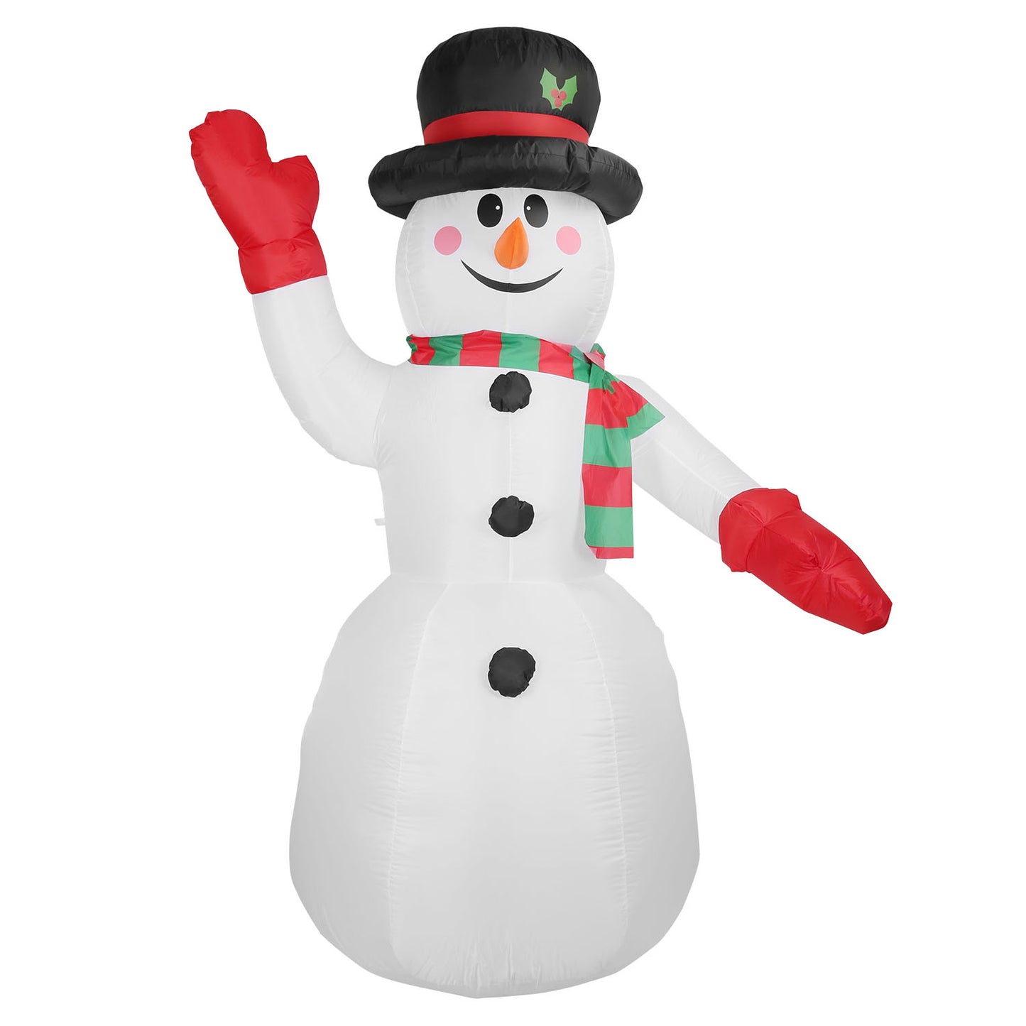 7.9ft Inflatable Christmas Snowman with LED Lights