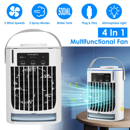 Portable Air Conditioner Fan Humidifier