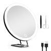 30X Magnifying Mirror With Light 3 Colors