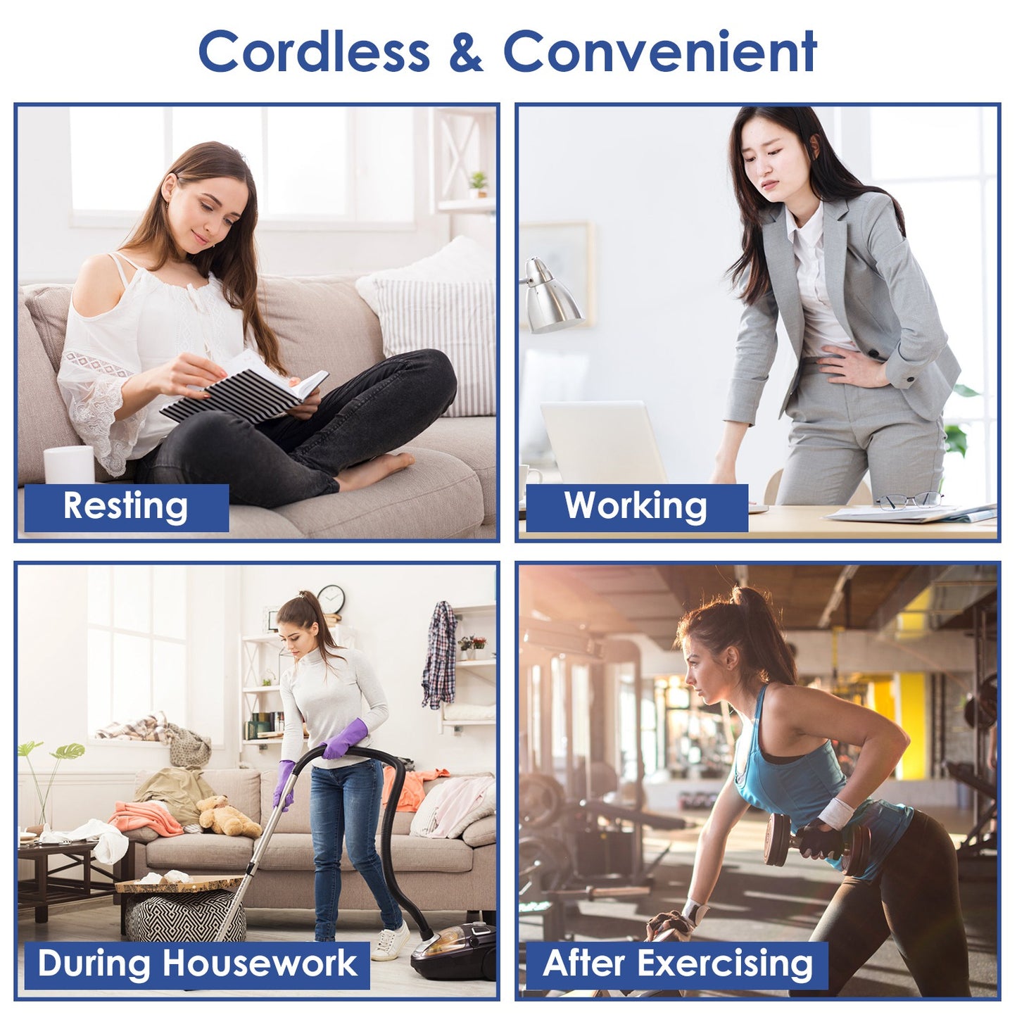 Lower Back Massager Heating Pad