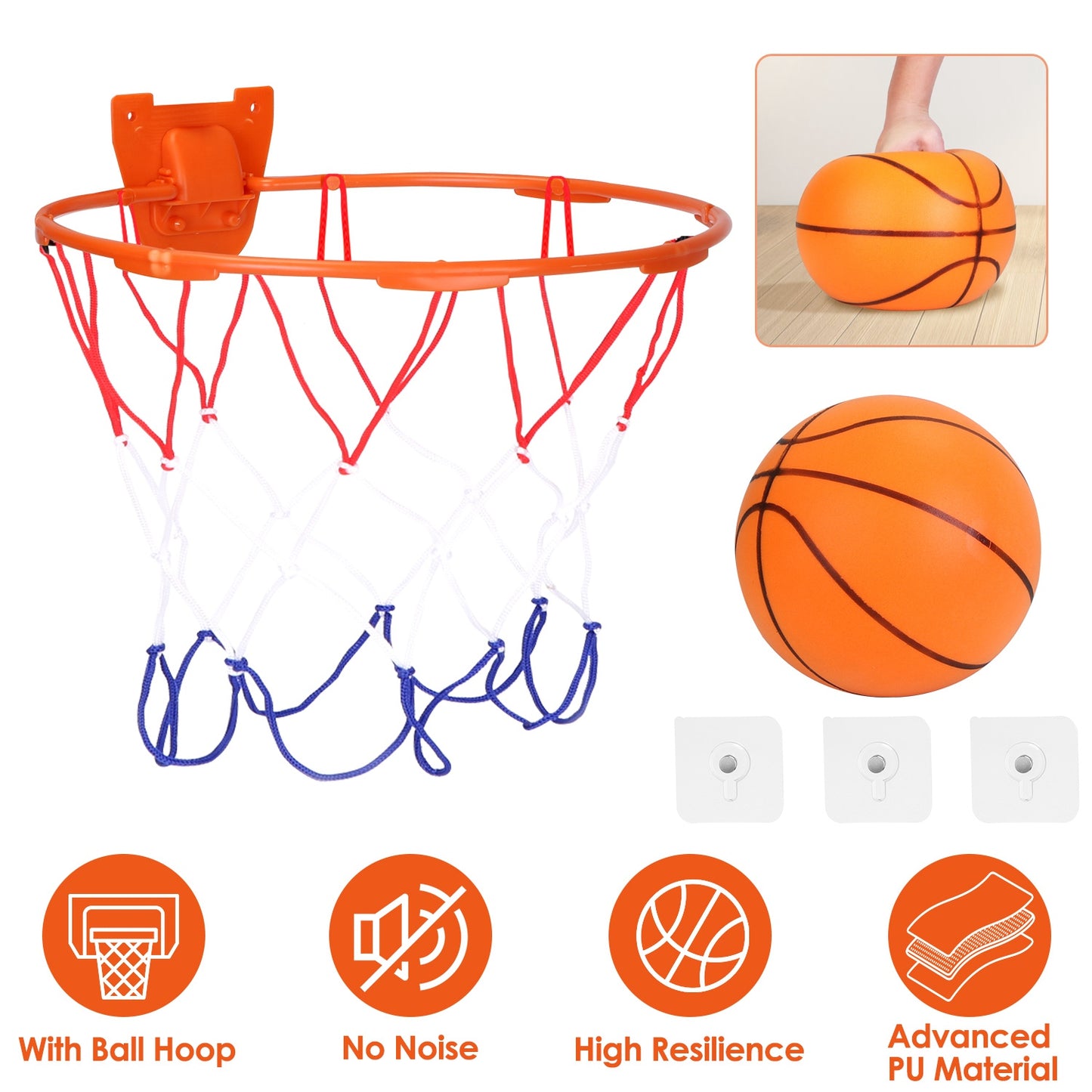 Silent Foam Basketball for Indoor Training