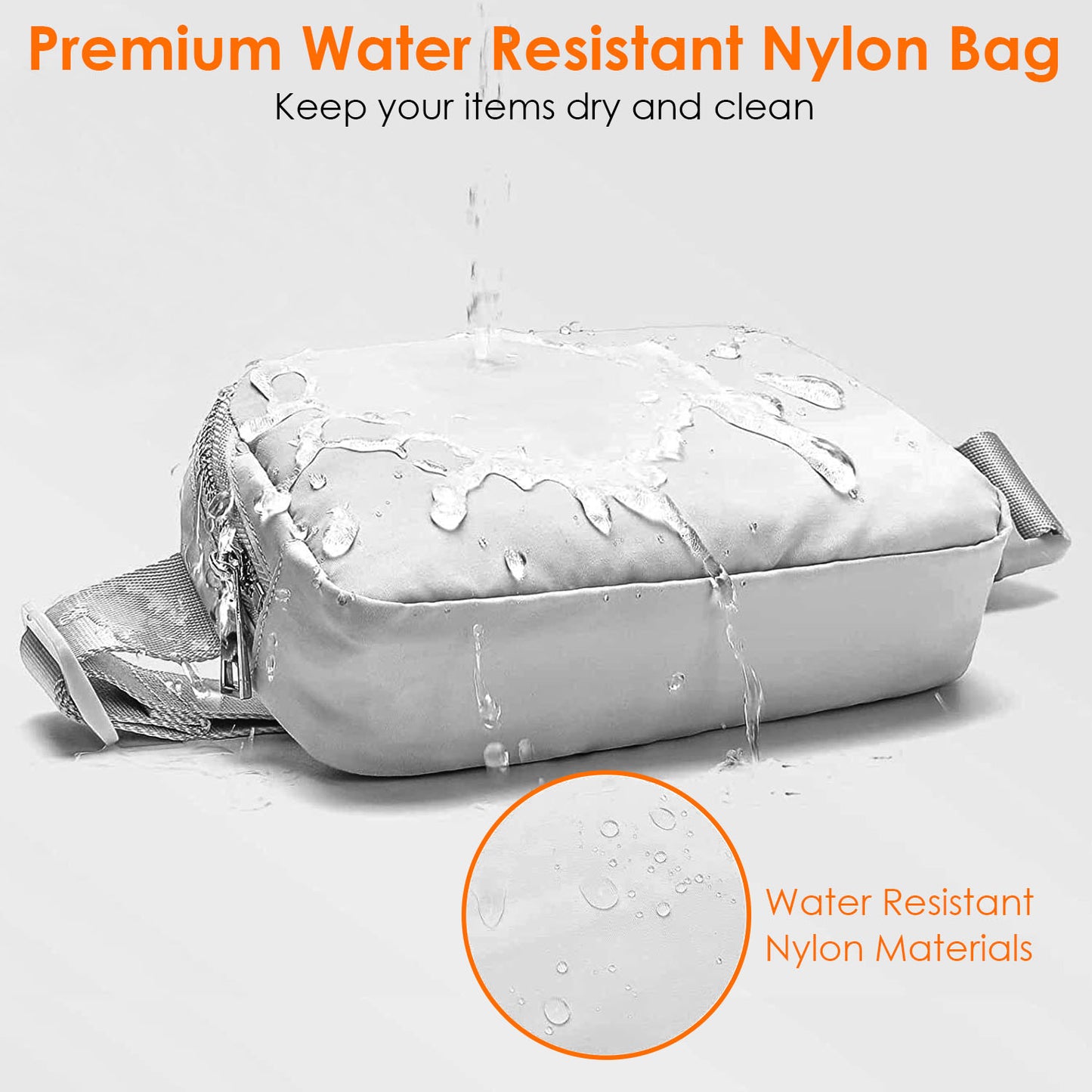Unisex Sport Waist Pack with Multiple Pockets