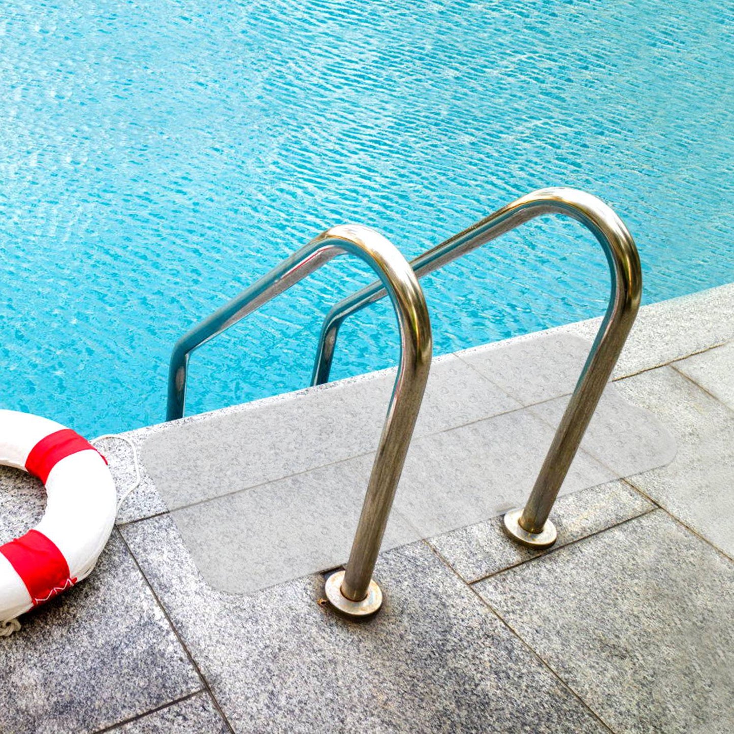Non-Slip Bath Mat with Suction Cups and Massage Texture
