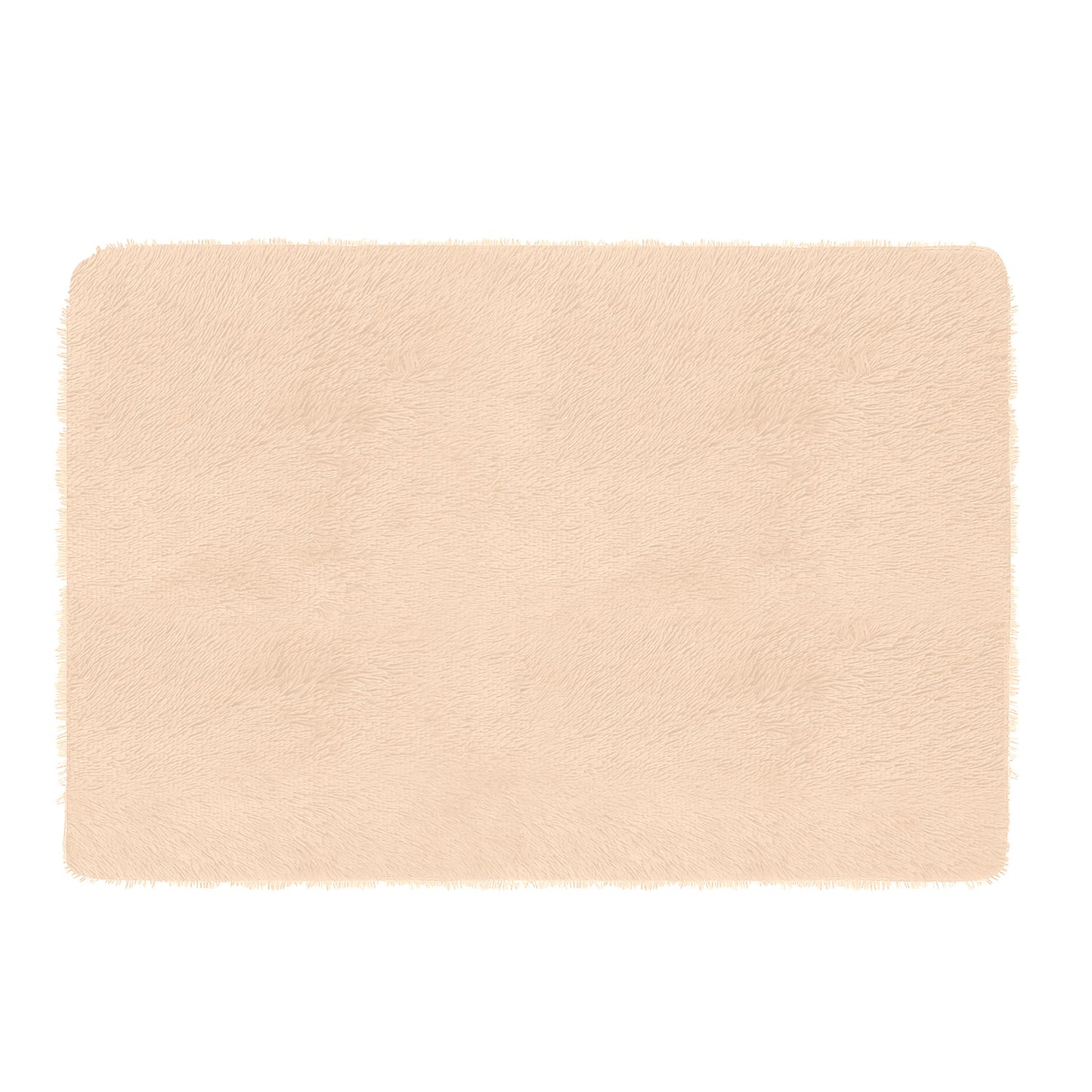 Shaggy Area Rug 4' x 2.6' Anti-Slip Soft Polyester Floor Mat