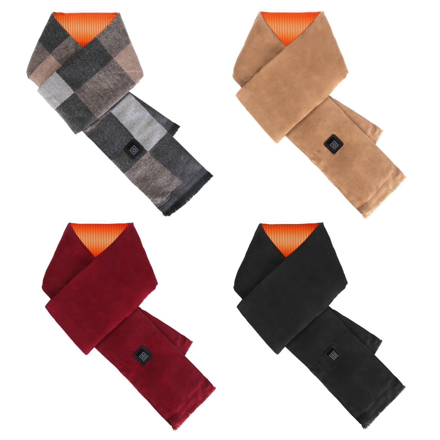 USB Heated Winter Scarf with 3 Temperature Settings