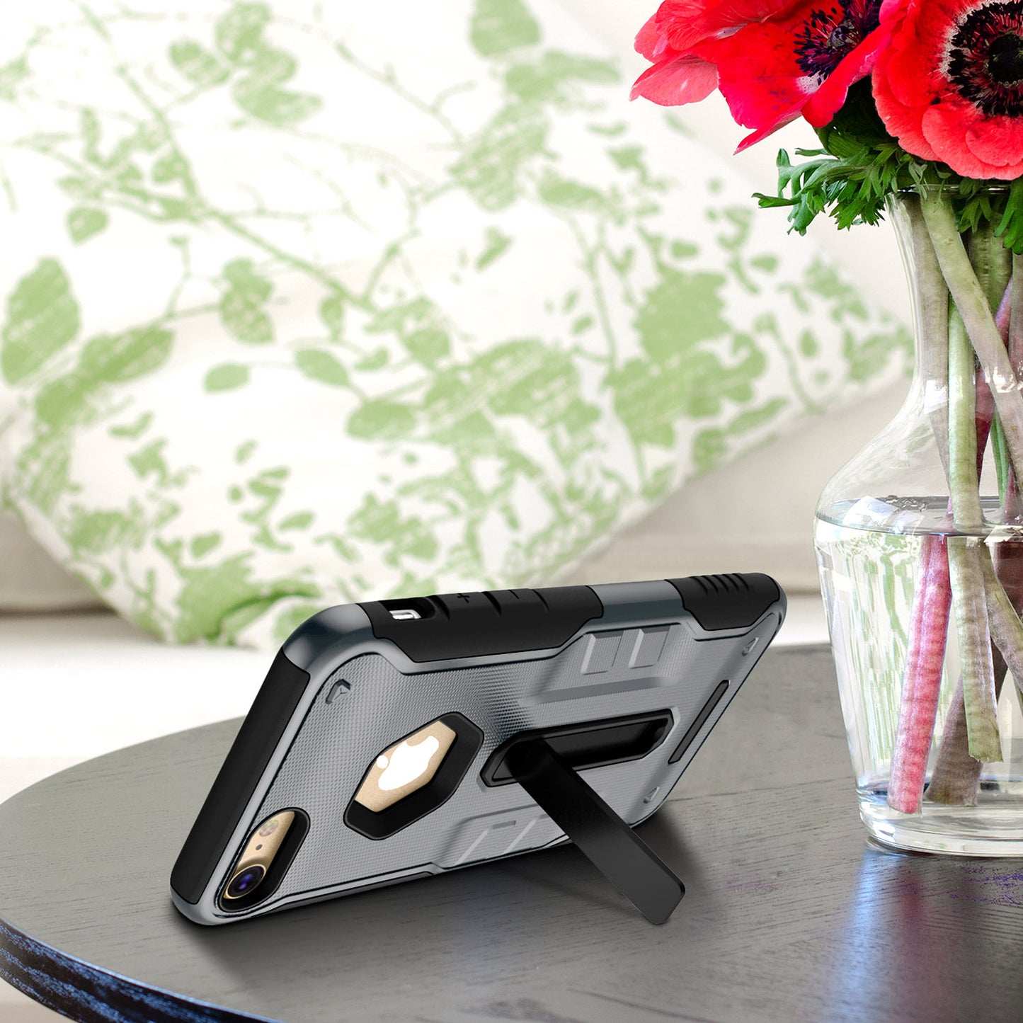 iPhone 8 Rugged Case with Magnetic Kickstand