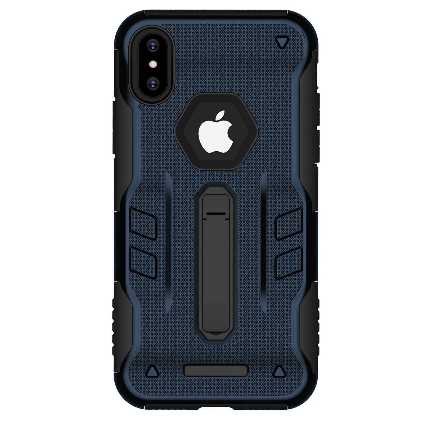iPhone X Rugged Case with Kickstand - Dual Layer Protection
