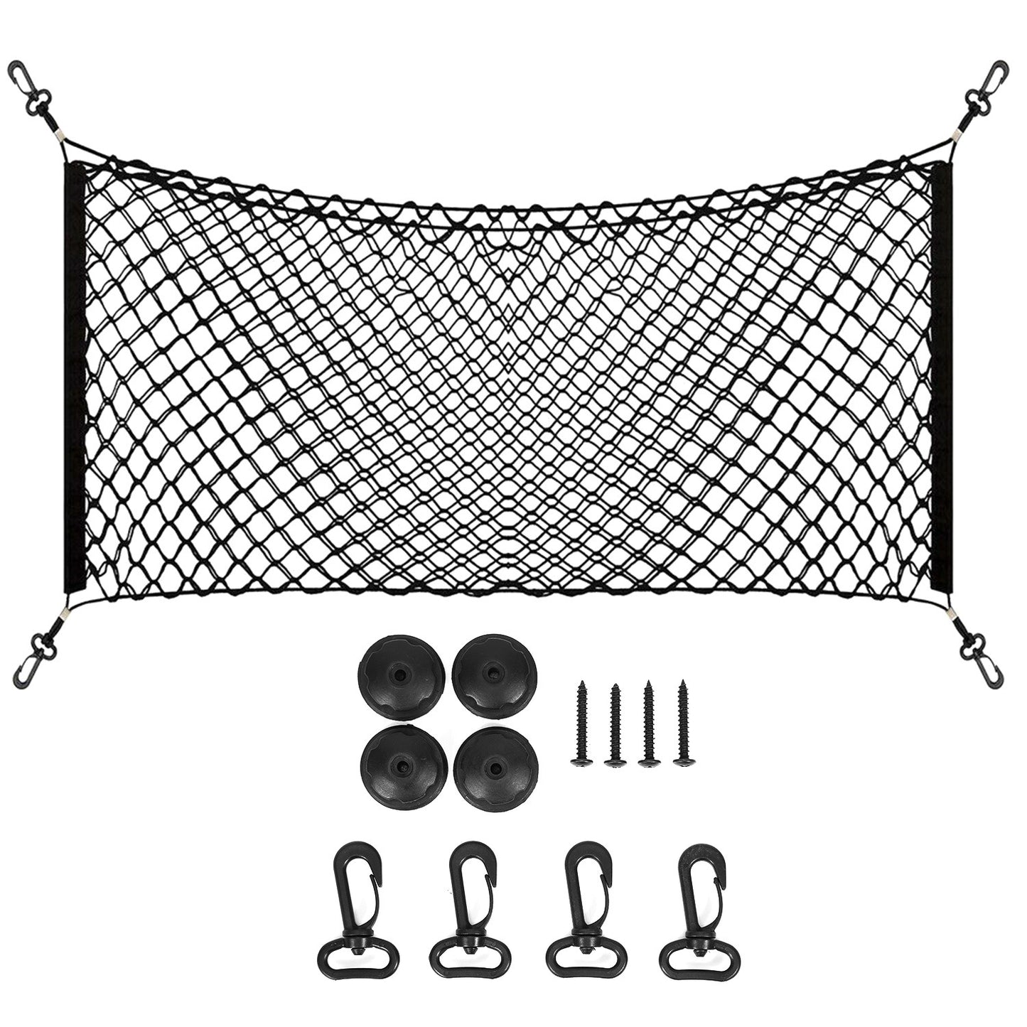 Trunk Cargo Net Organizer - Stretchable Elastic Storage