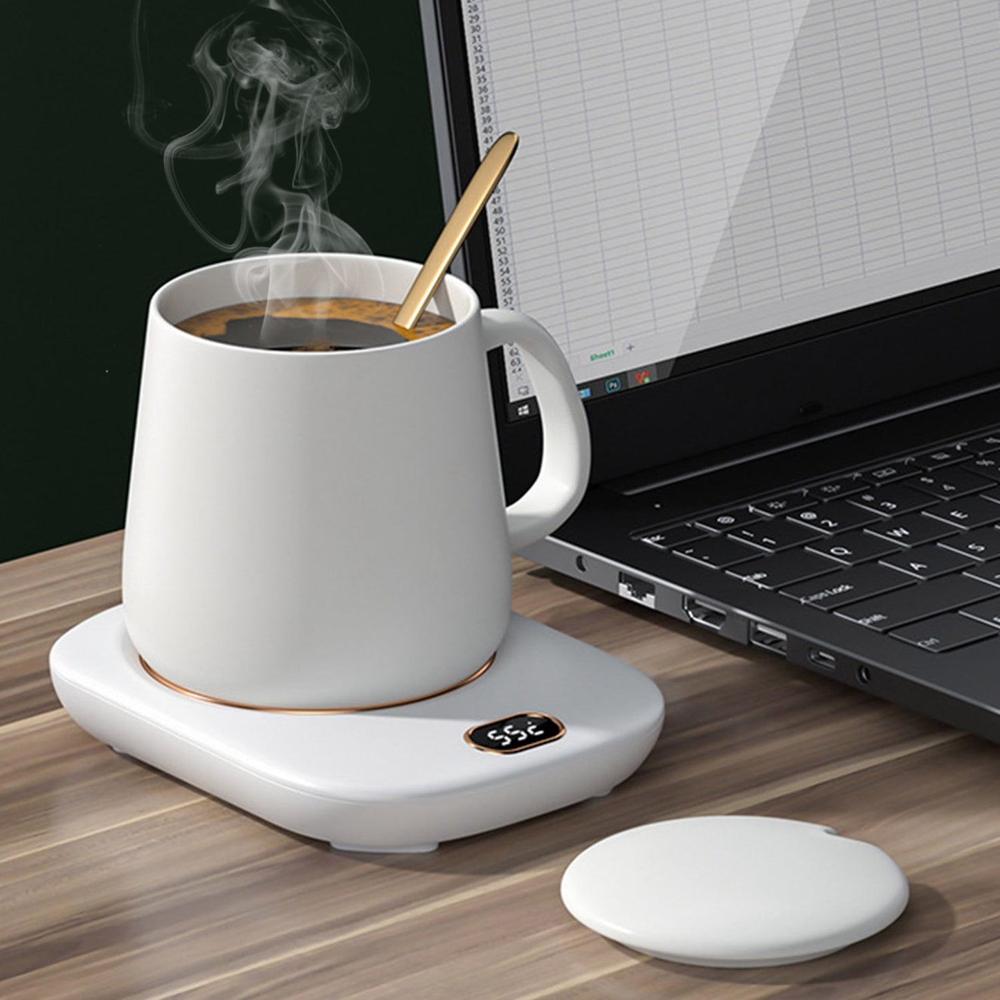 Electric Coffee Mug Warmer with 3 Temperature Settings