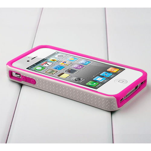 Zebra Print Hybrid Case for iPhone 4/4S with Screen Protector