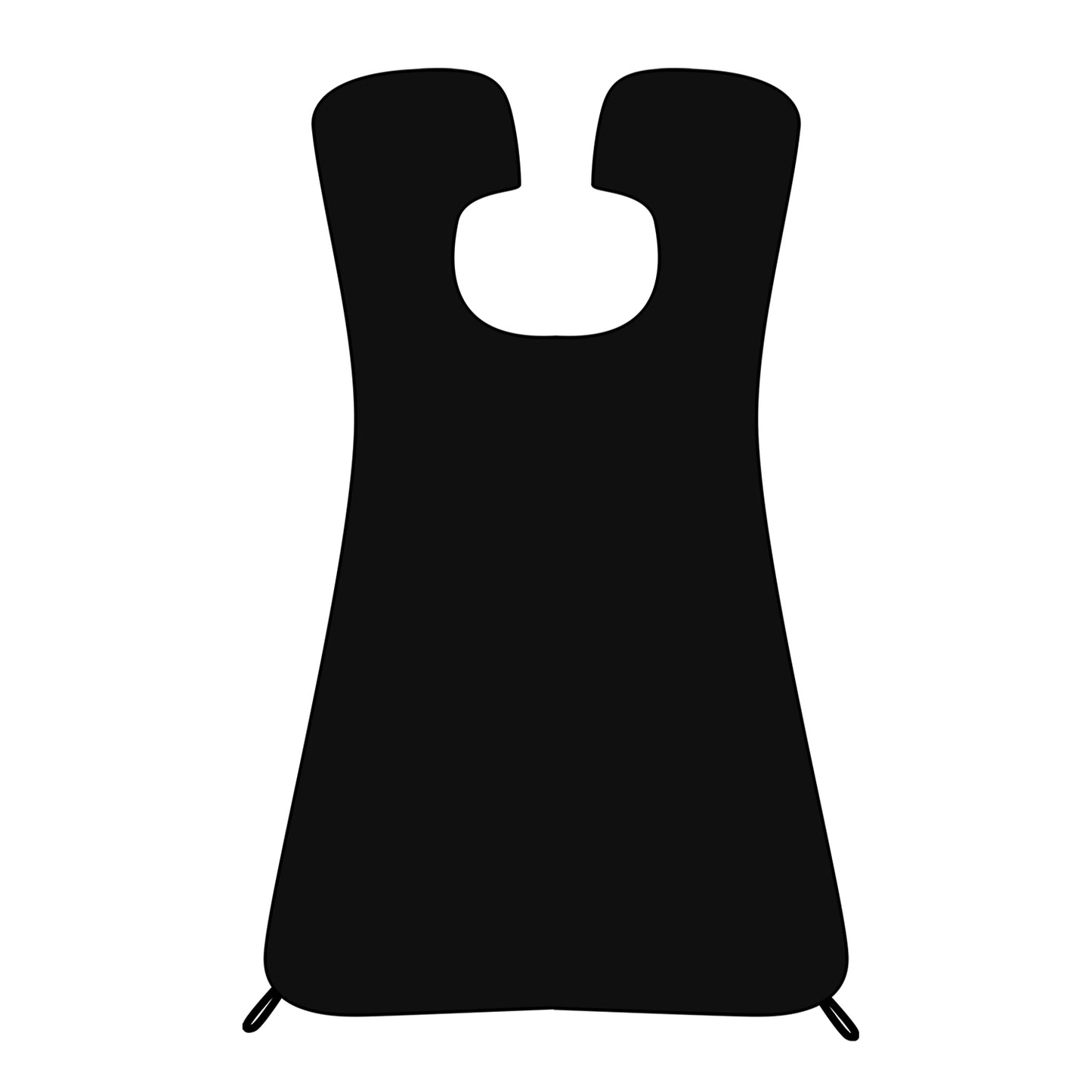 Beard Trimming Cape with Suction Cups