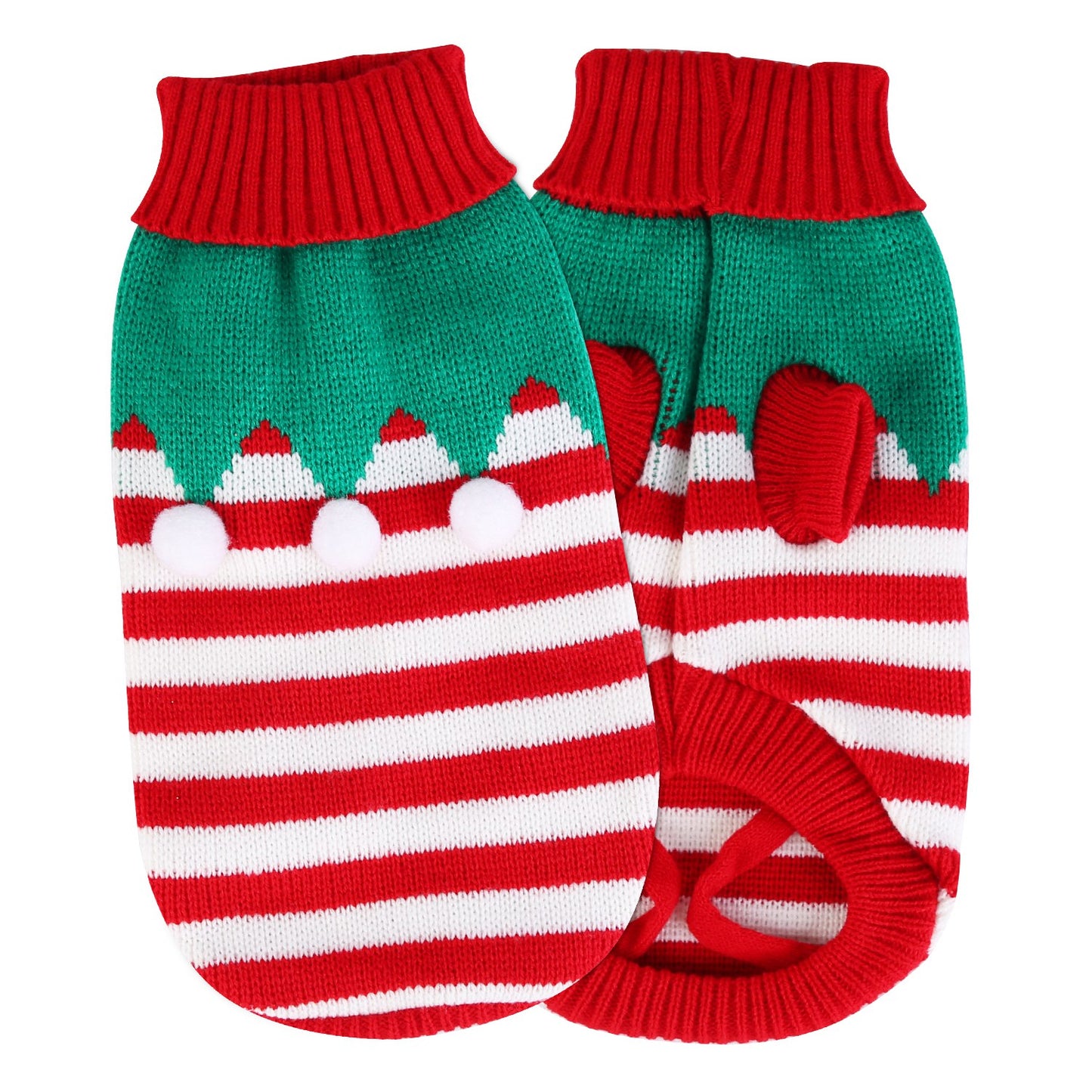 Christmas Turtleneck Sweater for Dogs & Cats