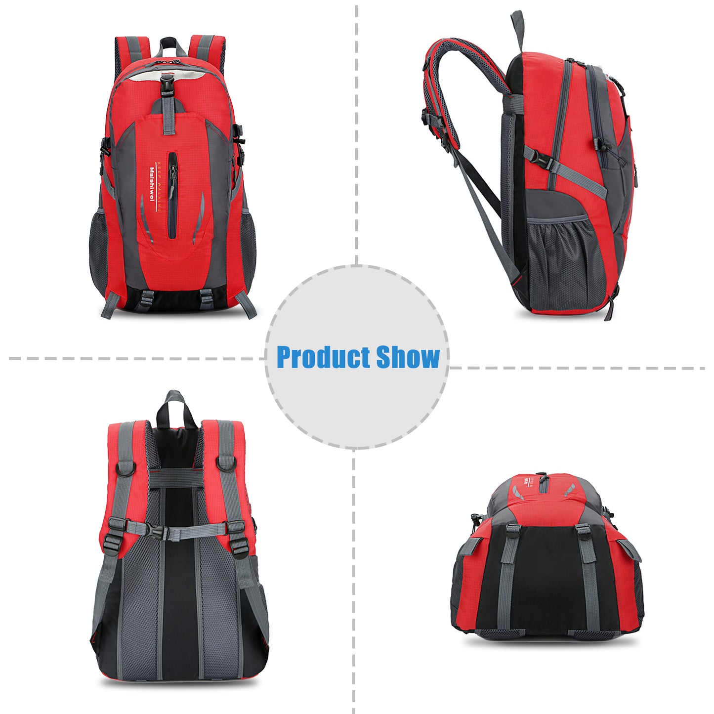 36L Waterproof Hiking Backpack with Ergonomic Design