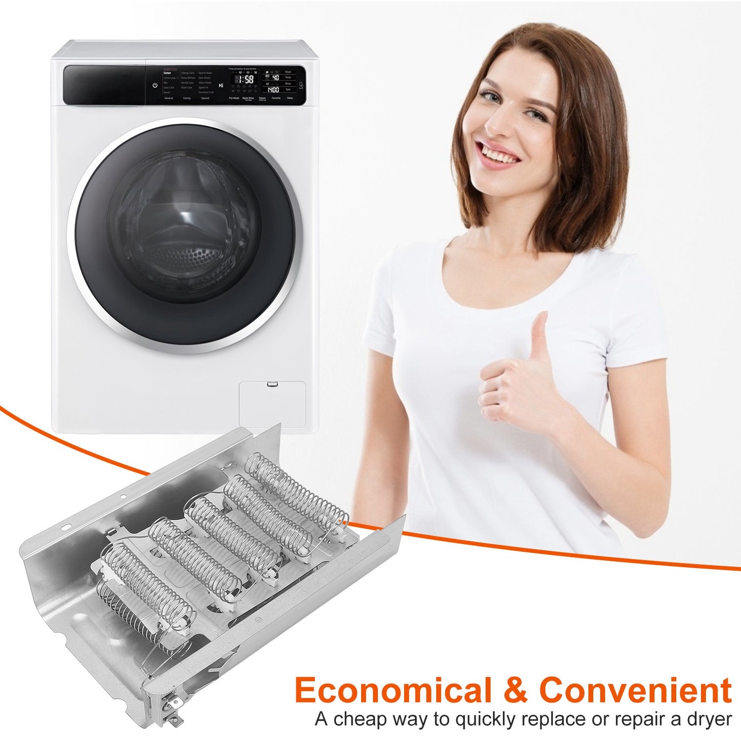 Dryer Heating Element 279838 Replacement for Whirlpool Kenmore