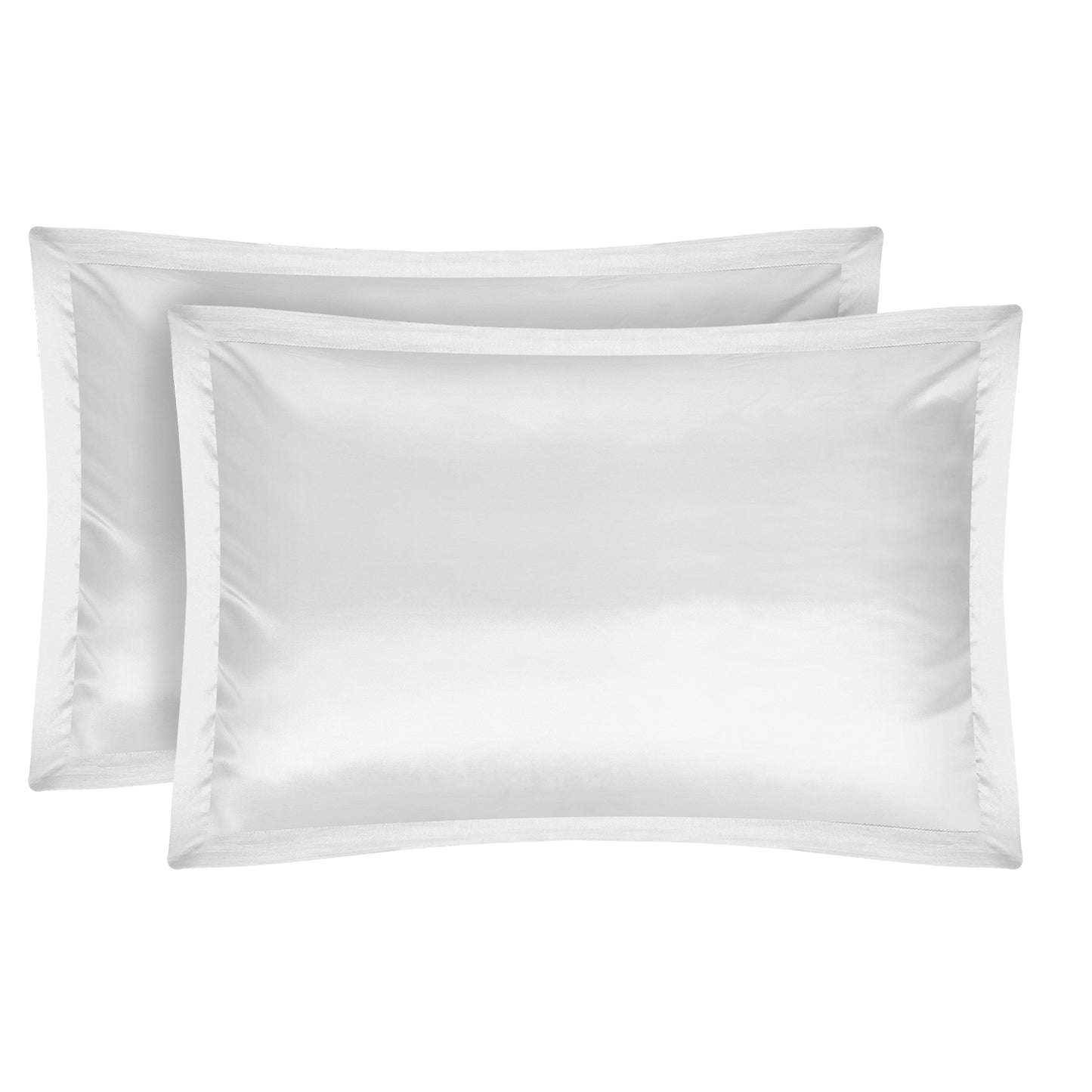 Satin Pillowcases Queen Size - 2 Pack Silky Smooth