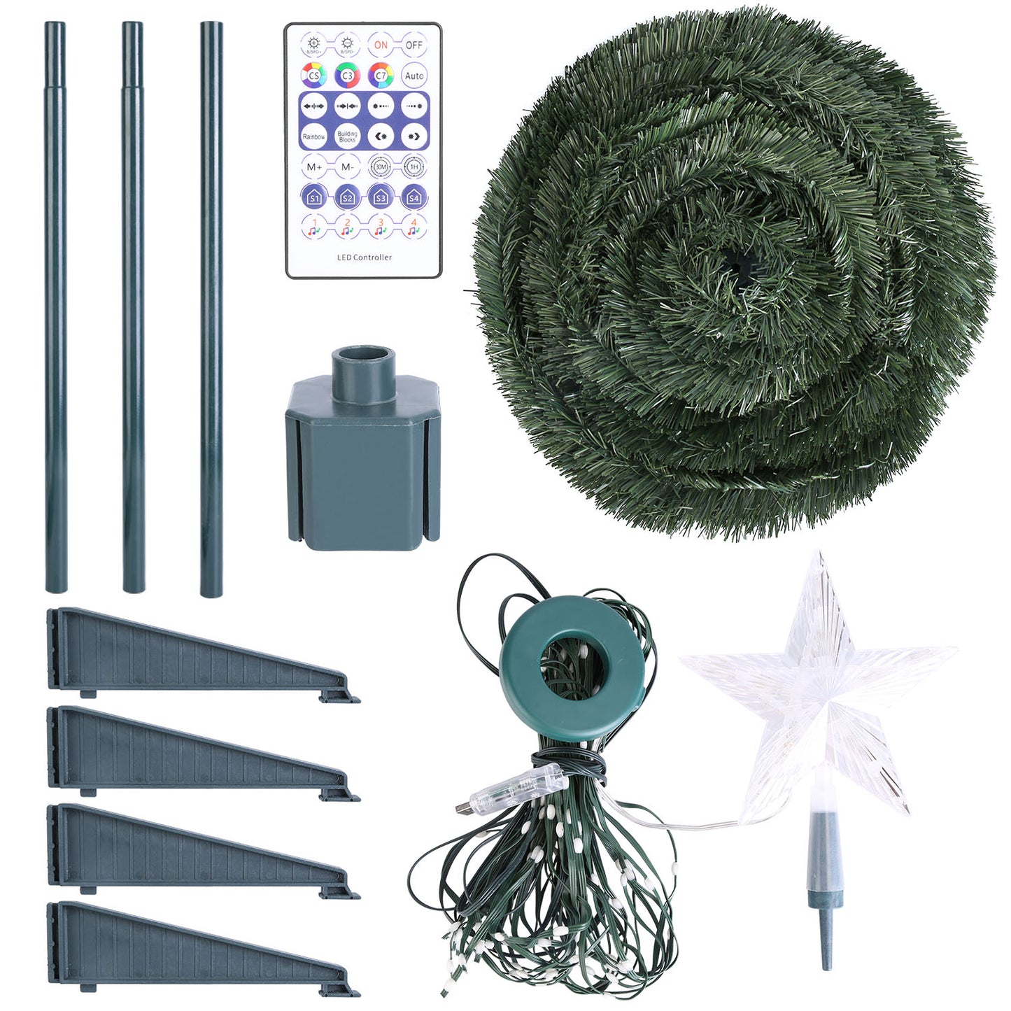 LED Christmas Tree Light 4.9FT with App & Remote Control