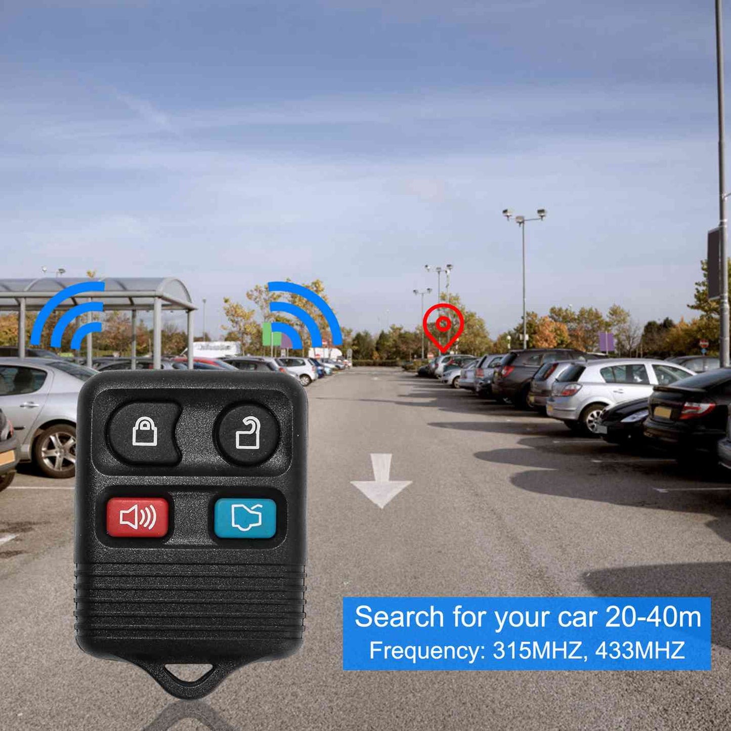 Keyless Entry Remote Key Fob for Ford Escape Mustang Explorer