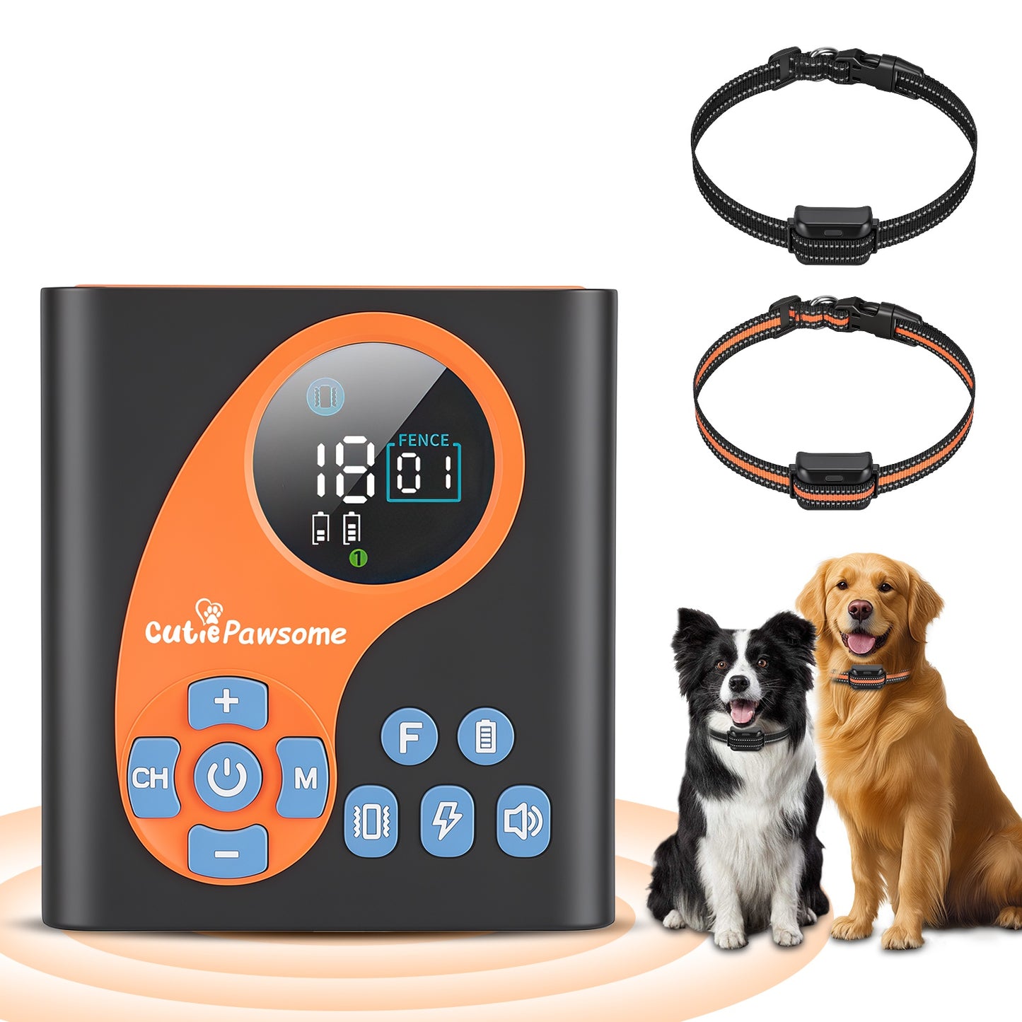 Wireless Dog Fence System with Training Collar – 722FT Range