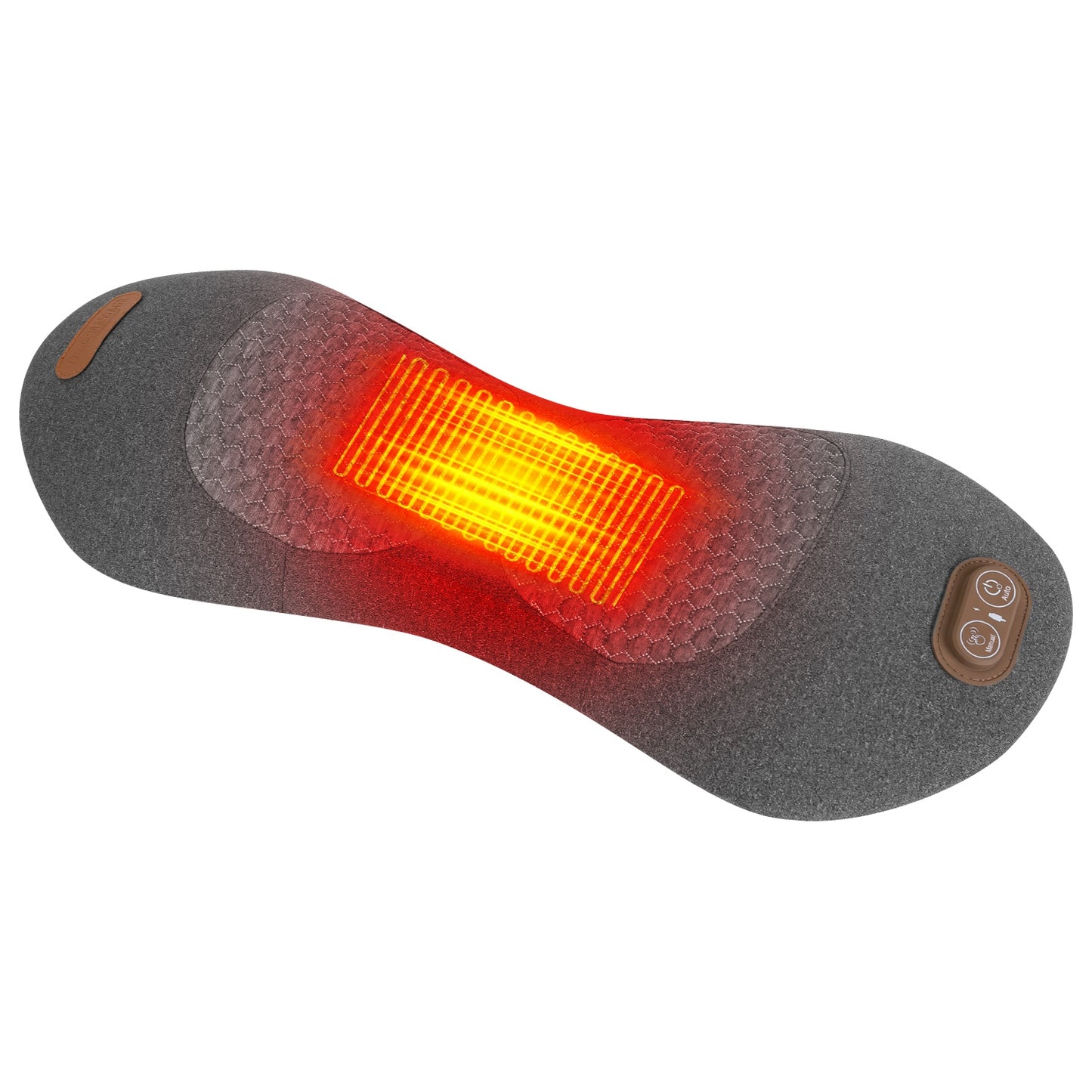 Electric Lumbar Massager Pillow with Heat & Vibration