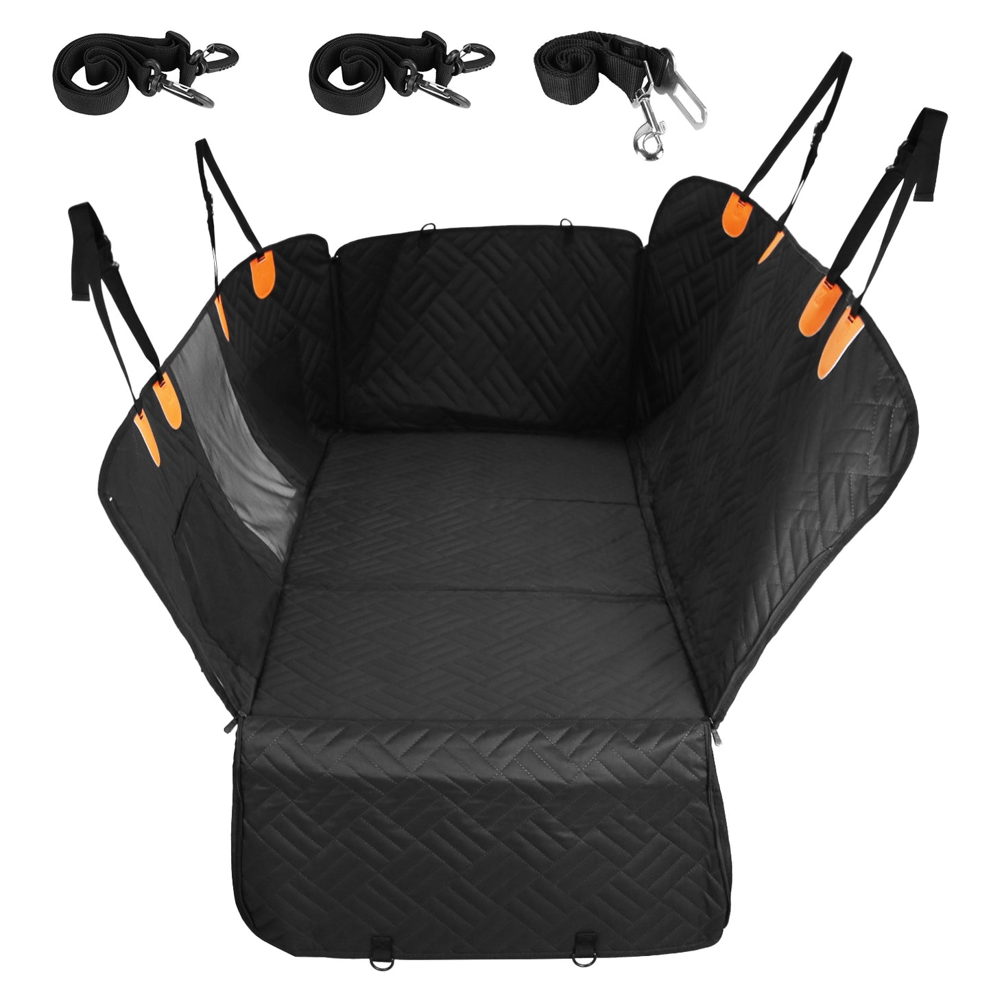 Waterproof Dog Car Seat Cover for Back Seat - Hammock Style