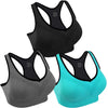 3-Pack Padded Fitness Yoga Sports Bras