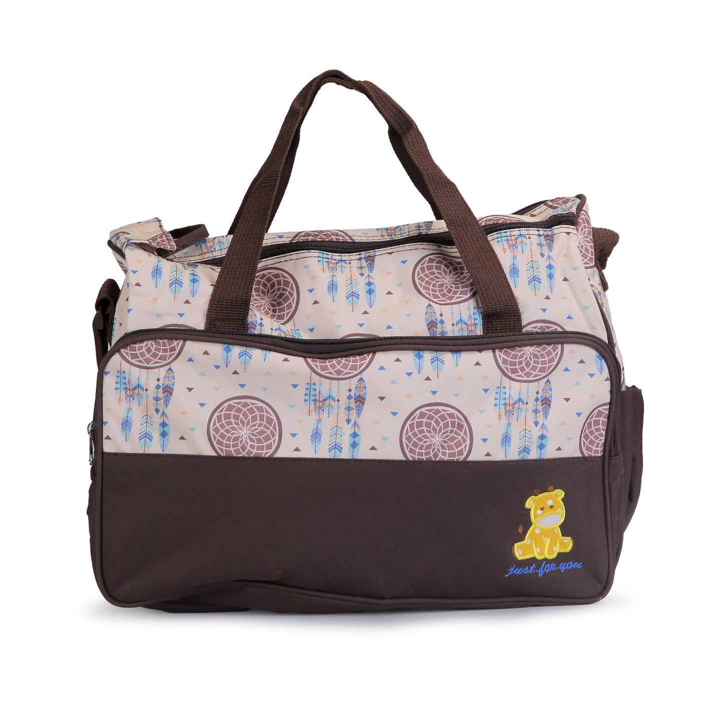 5-Piece Diaper Bag Set with Bottle Bag and Changing Pad