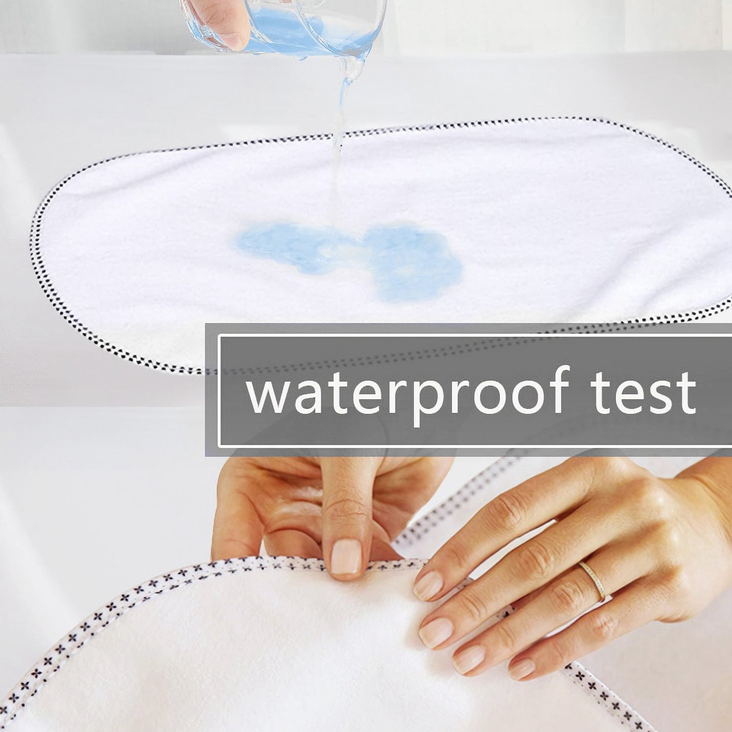 Waterproof Changing Pad Liners 3-Pack - Washable Cotton