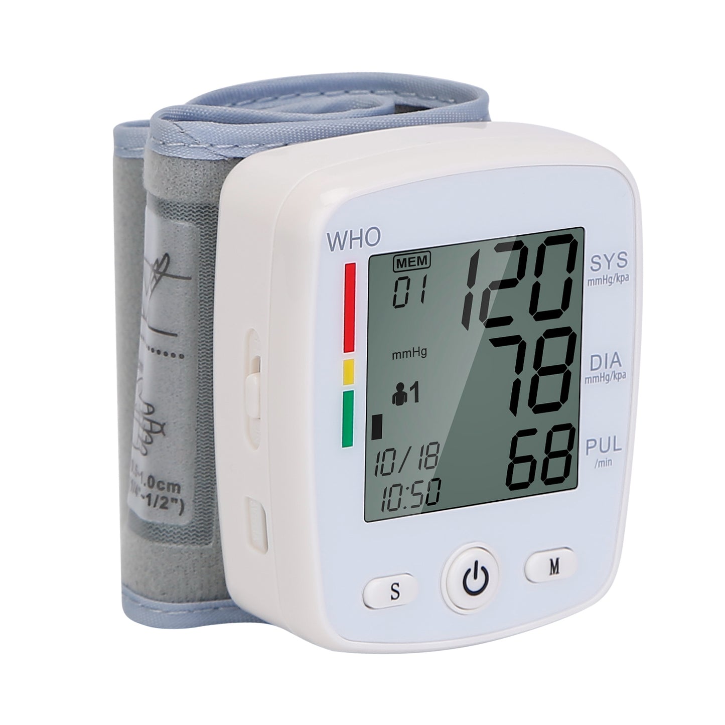 Portable Digital Wrist Blood Pressure Monitor