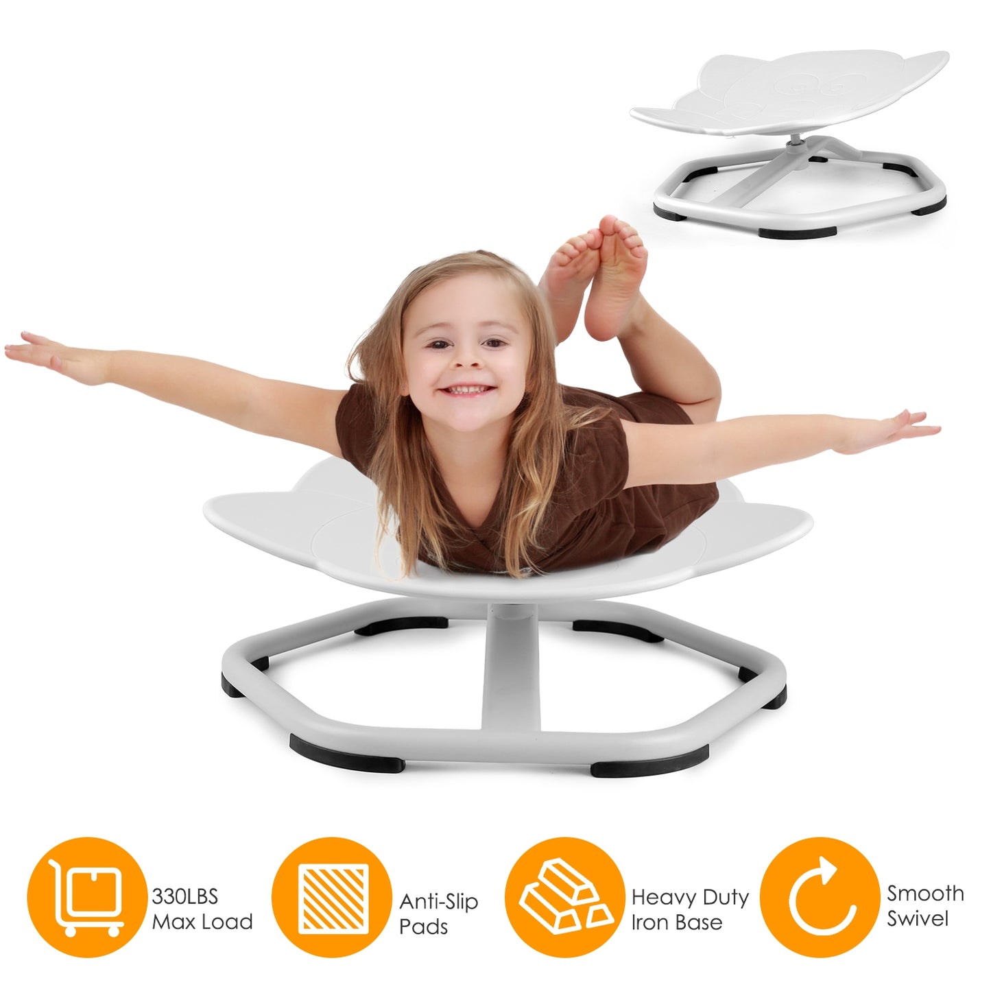 Kids Sensory Swivel Chair for Balance & Coordination Training