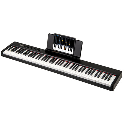 88 Keys Velocity-Sensitive Piano Keyboard with French DREAM Audio Source-Black